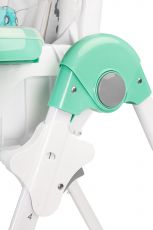 Детский стульчик для кормления Caretero Luna Mint (5903076301833)